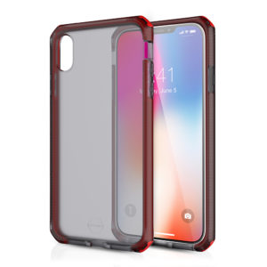 ITSKINS Supreme Frost Case for iPhone Xs Max - Grey and Black