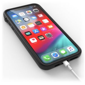 iPhone 11 Pro Max phone with Catalyst case