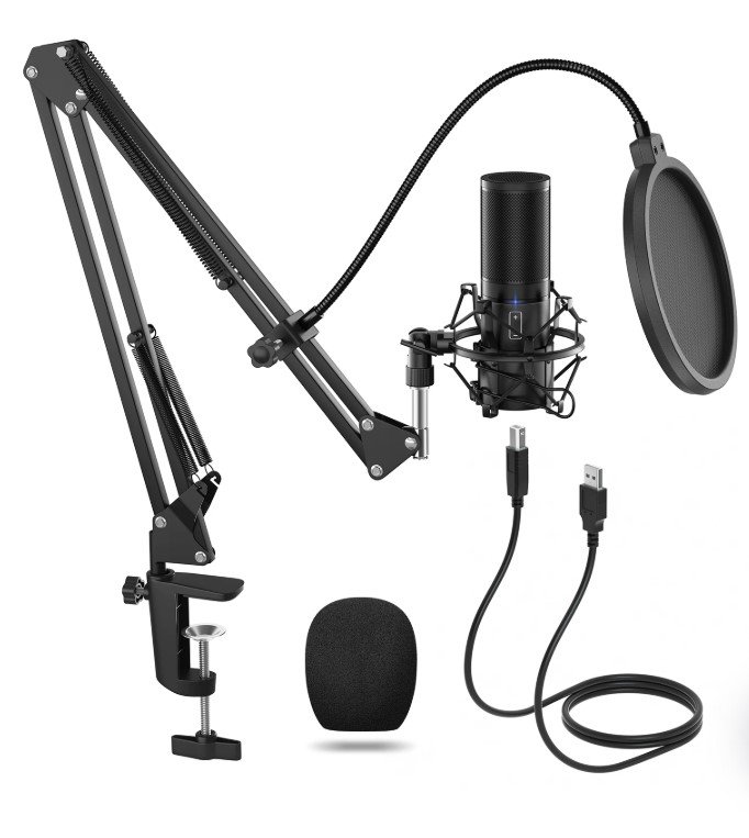 Unboxing TONOR Q9 Studio Condenser Microphone Kit «