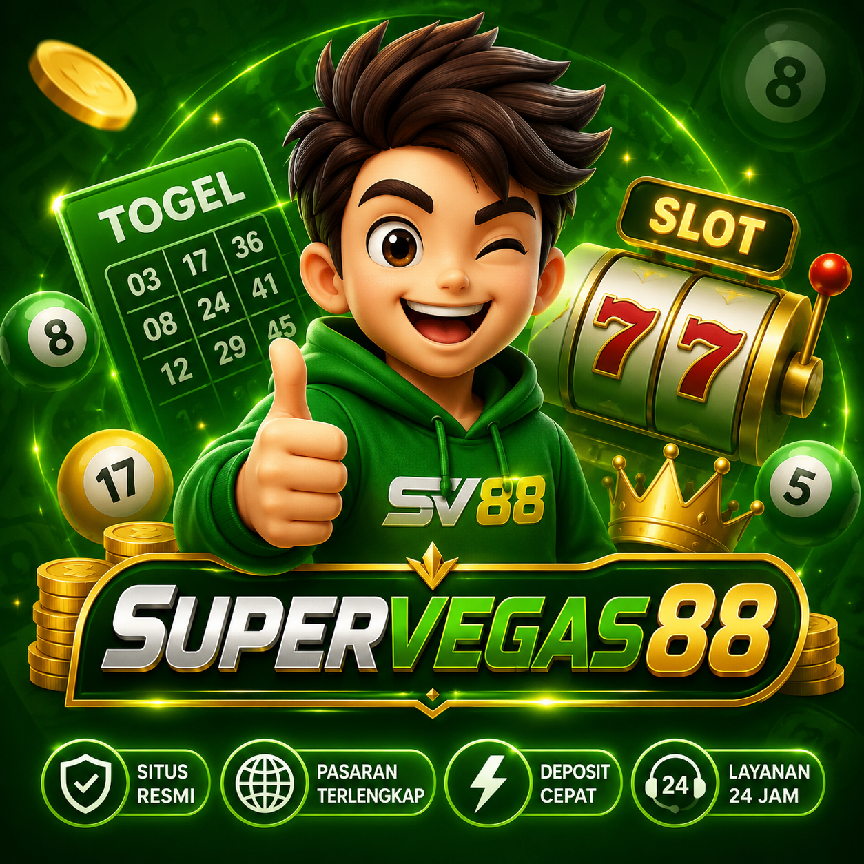 SUPERVEGAS88 : Pusat Situs Resmi Togel Online & Slot Gacor Terpercaya Terlengkap