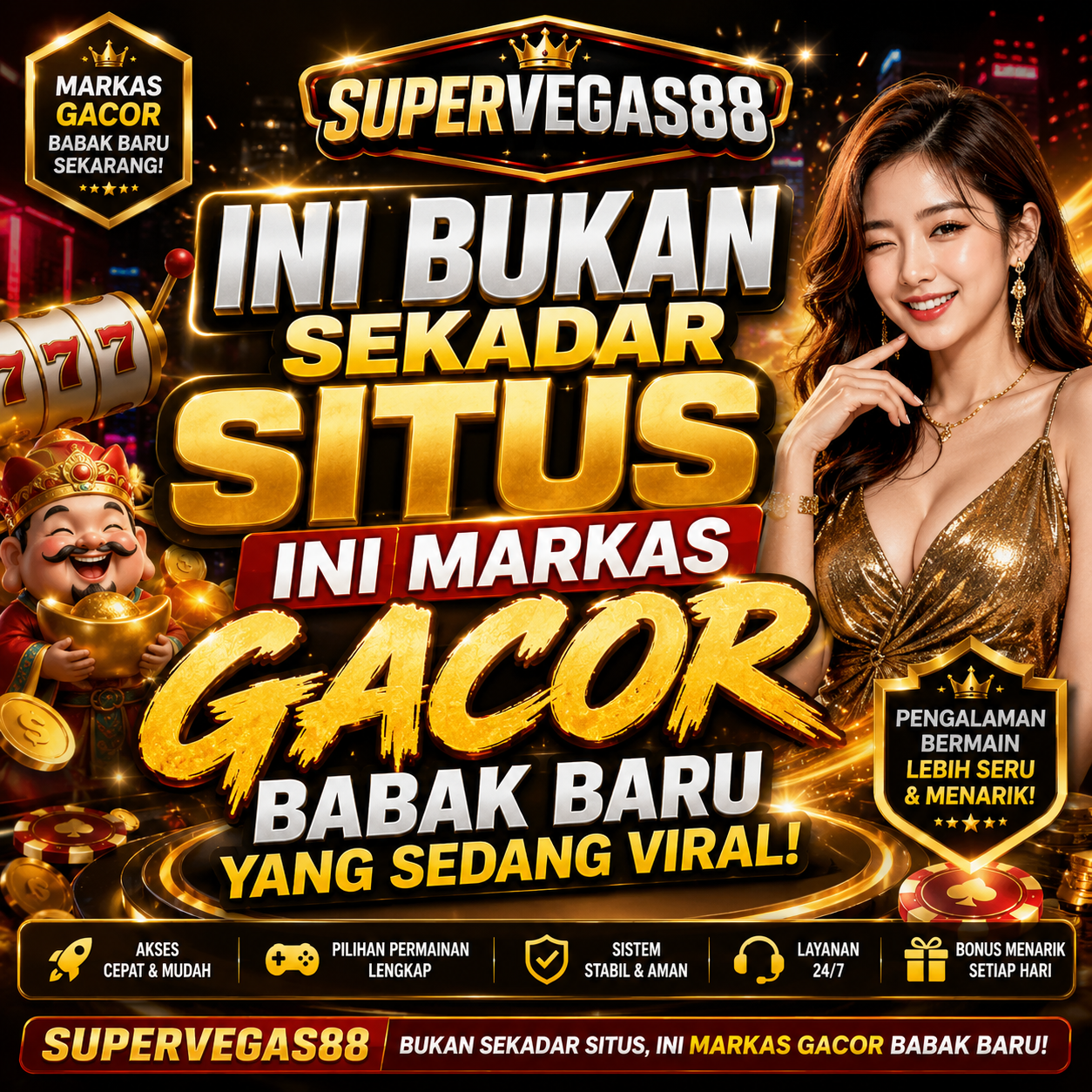 SUPERVEGAS88 >> Ini Bukan Sekadar Situs Ini Markas Gacor Babak Baru yang Sedang Viral!
