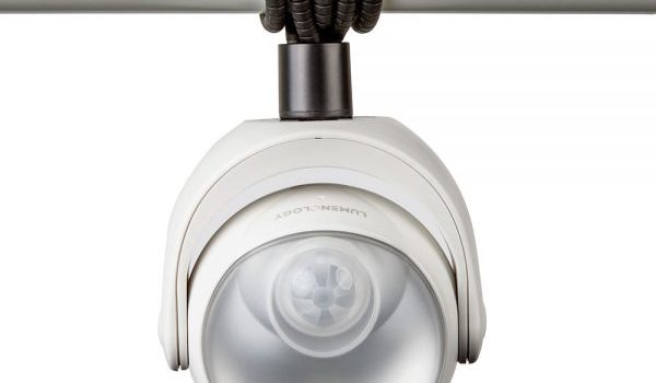Picture of the Lumenology Motion Sensor Wireless light mounted on pole